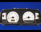 1998-2003 Mitsubishi Montero Sport White Face Gauges